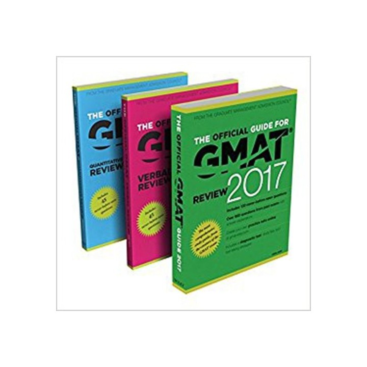 The Official Guide to the GMAT Review 2017 (3 VOLUMENES RETRACTILADOS DE EDITORIAL)